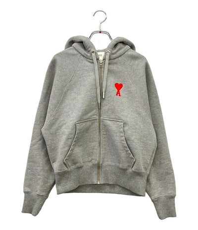 ami alexandre mattiussi パーカー ジップ ロングスリーブ ヘビーコットンジャージー レディース SIZE XXS アミ アレクサンドル マテュッシ