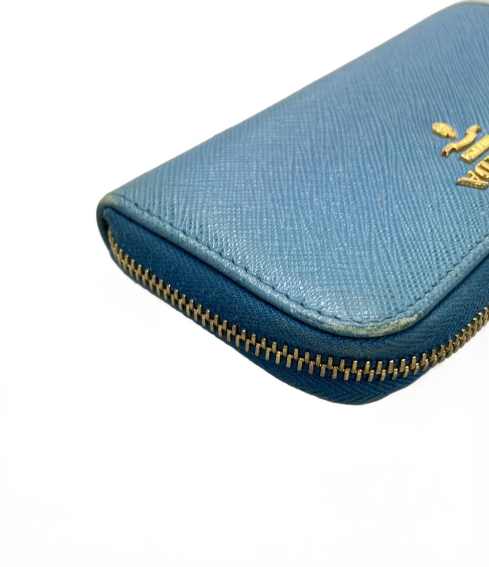 PRADA コインケース キーリング付き サフィアーノレザー レディース