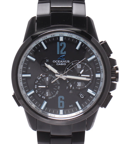CASIO 腕時計 オシアナス OCEANUS ソーラー電波 ブラック OCW-T2000 メンズ カシオ