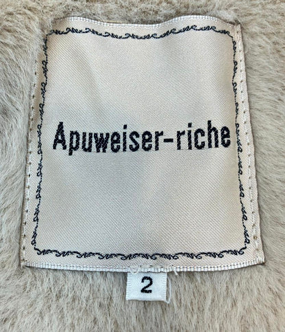 アプワイザーリッシェ ダブルライダースジャケット 29347280 レディース SIZE 2 (M) Apuweiser-riche