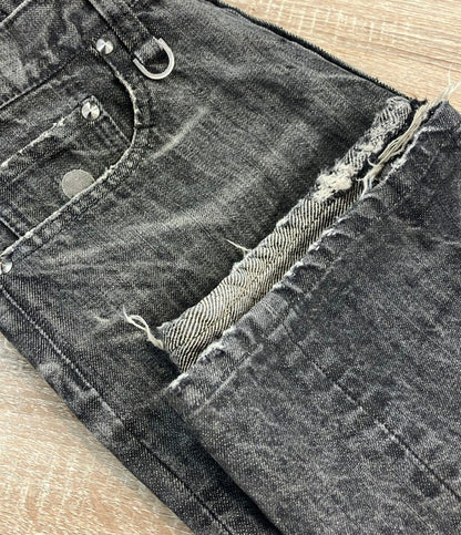 mastermind JAPAN デニムパンツ ダメージ加工 クラッシュ MT-PA01-00-D メンズ SIZE M マスターマインドジャパン