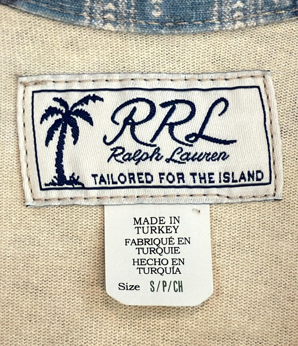 RRL Ralph Lauren パッチワークプリント ジャージー ジャケット メンズ SIZE S ダブルアールエル ラルフローレン
