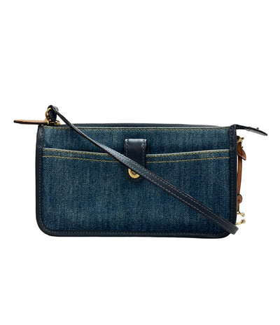 COACH ショルダーバッグ ショルダーウォレット 斜め掛け デニム CA182 レディース コーチ