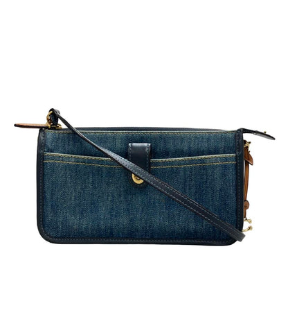 COACH ショルダーバッグ ショルダーウォレット 斜め掛け デニム CA182 レディース コーチ