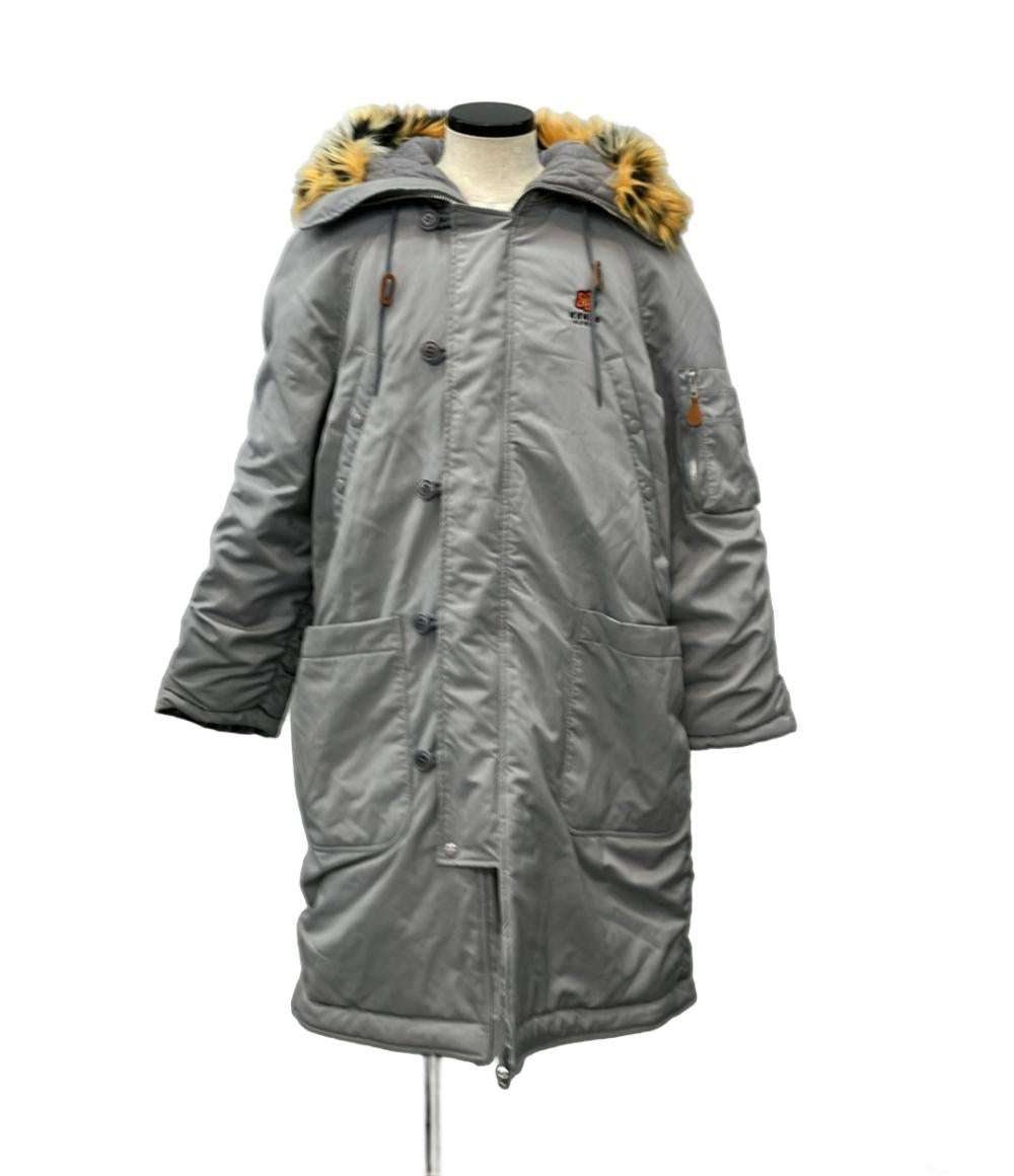 KENZO モッズコート フェイクファー フード付き ロングパーカー NIGO 22AW FC65OU1229OC メンズ SIZE S ケンゾー
