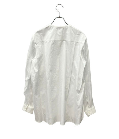 Drawer 長袖ブラウス コットンシアー 切替リボン  23AW 6521-299-1123 レディース SIZE 38 (M) ドゥロワー