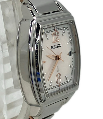 SEIKO 腕時計 ルキア lK ソーラー ピンク 1B22-0BE0 レディース セイコー