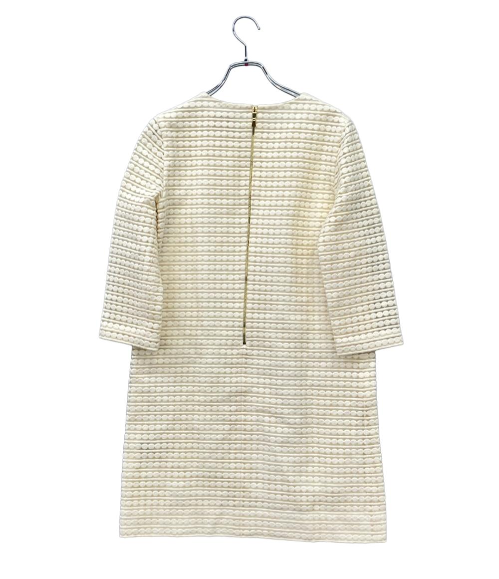 訳あり Kate Spade 花柄ワンピース 七分袖 レディース SIZE 4A (XS) ケイトスペード