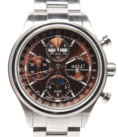 BALL Watch 腕時計 ムーンライト スペシャル トレインマスター 自動巻き ブラウン CM1036D-SJ-BR メンズ ボール ウォッチ