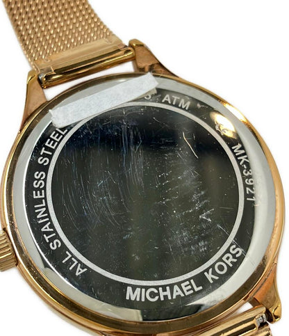 MICHAEL KORS 腕時計 クオーツ ピンクゴールド MK-3921 レディース マイケルコース