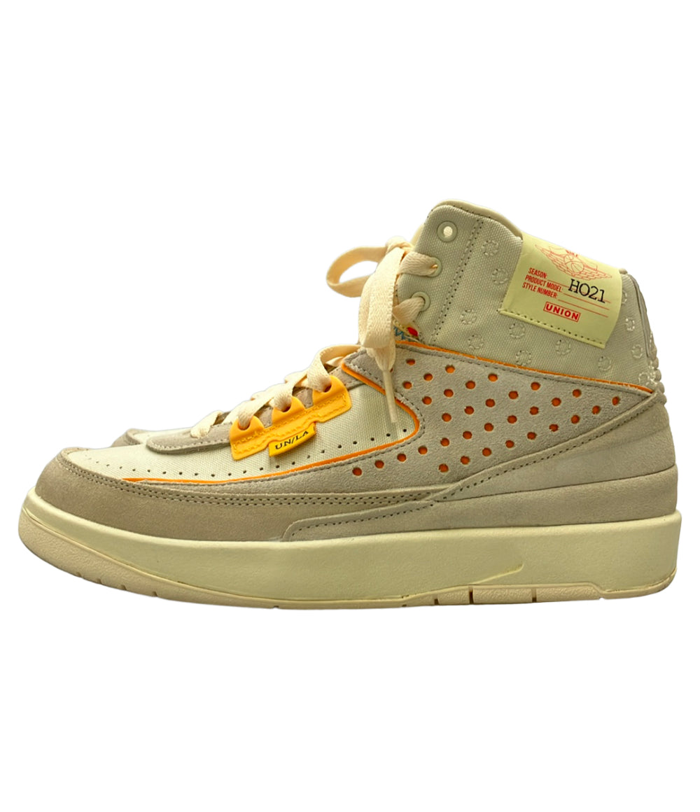 NIKE UNION ハイカットスニーカー Air Jordan 2 Retro SP DN3802-200 レディース SIZE 25.0 ナイキ ユニオン