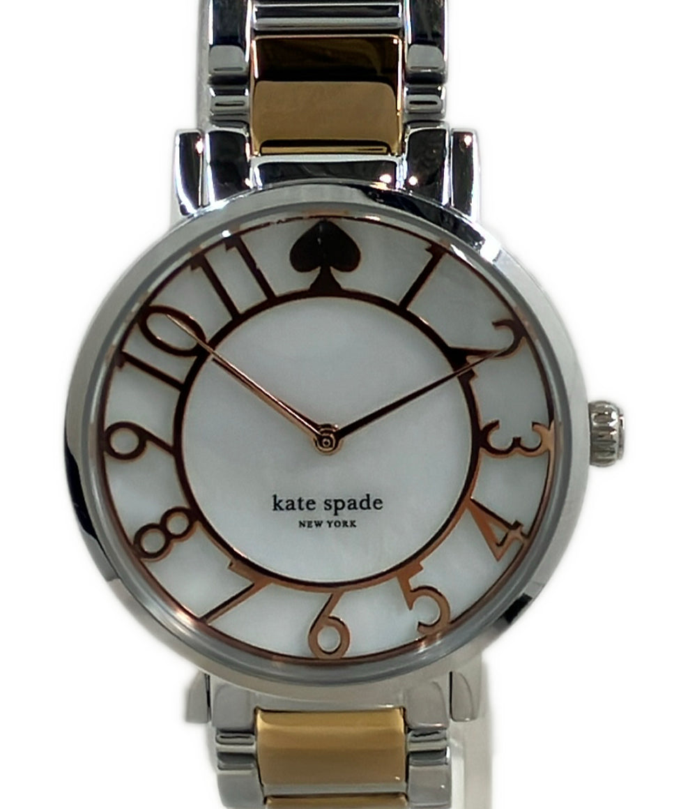 Kate Spade 腕時計 クオーツ ホワイト 0782 レディース ケイトスペード