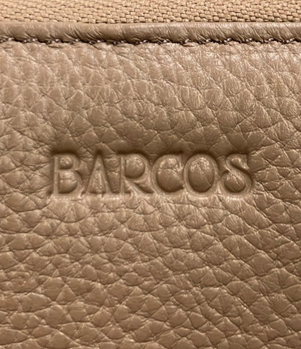 美品 BARCOS ラウンドファスナー長財布 レザー レディース バルコス