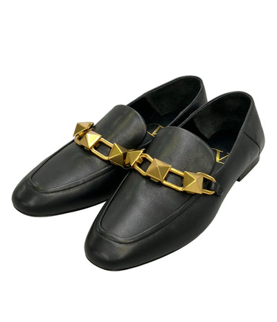 美品 VALENTINO ローファー ローマスタッズ レディース SIZE 37 ヴァレンティノ