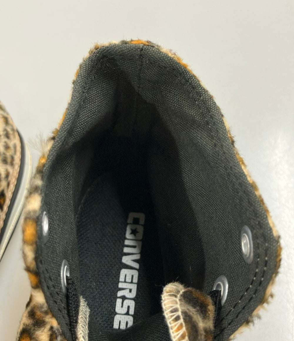 CONVERSE ハイカットスニーカー ヒョウ柄 レディース SIZE 23.5 コンバース