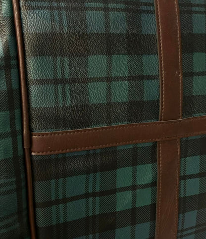 リーブクラブ ボストンバッグ チェック メンズ LEAVE CLUB