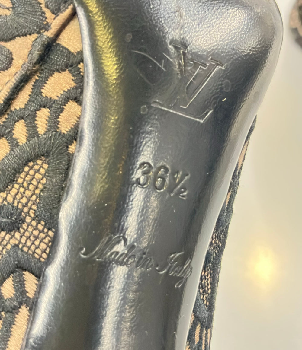LOUIS VUITTON ブーティ オープントゥ レディース SIZE 36 1/2 (23.5cm) ルイ・ヴィトン