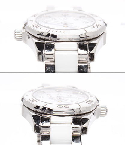 TAG HEUER 腕時計 アクアレーサー レディ スティール＆セラミック クオーツ ホワイト WAY141D.BA0919 レディース タグホイヤー