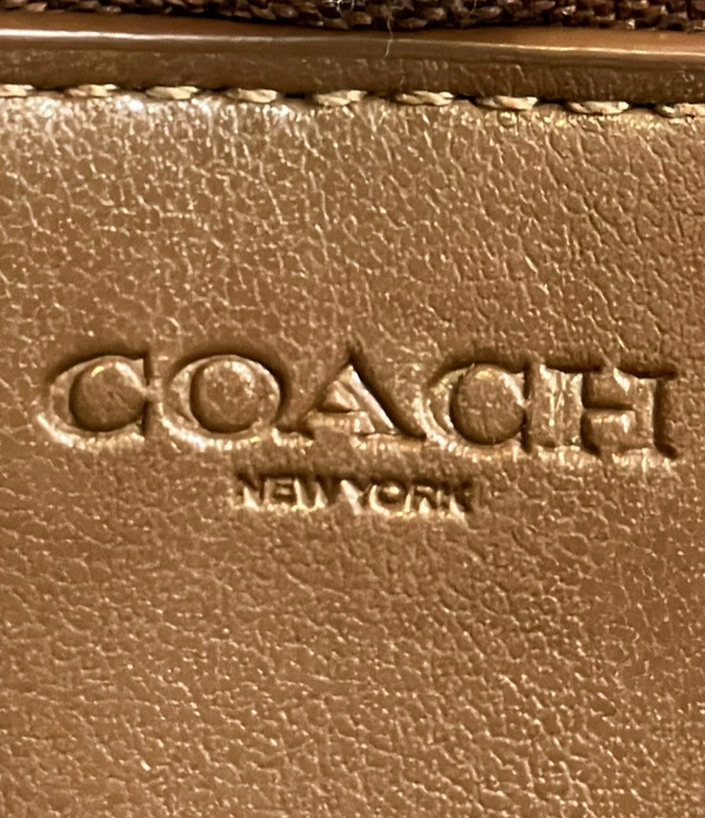 COACH ラウンドファスナー長財布 シグネチャー F76971 レディース コーチ