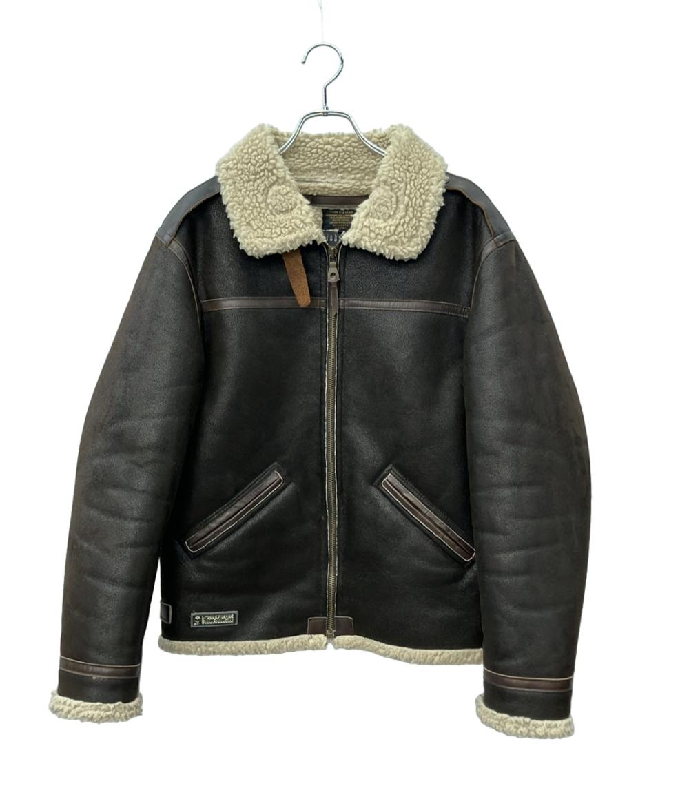 CAPCOM BIOHAZARD レオンモデル B-6 ムートンジャケット CAPCOM ムートンジャケット BIOHAZARD B-6 レオンモデル メンズ SIZE M