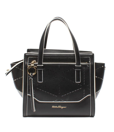 美品 サルヴァトーレフェラガモ 2wayハンドバッグ ショルダーバッグ 斜め掛け ガンチーニ レディース Salvatore Ferragamo