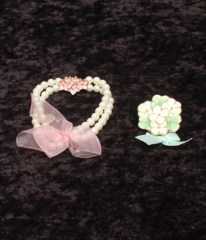 美品 ブレスレット チャーム ブローチ 早乙女学園 うたのプリンスさまっ ガールズティーチャー 4点セット レディース