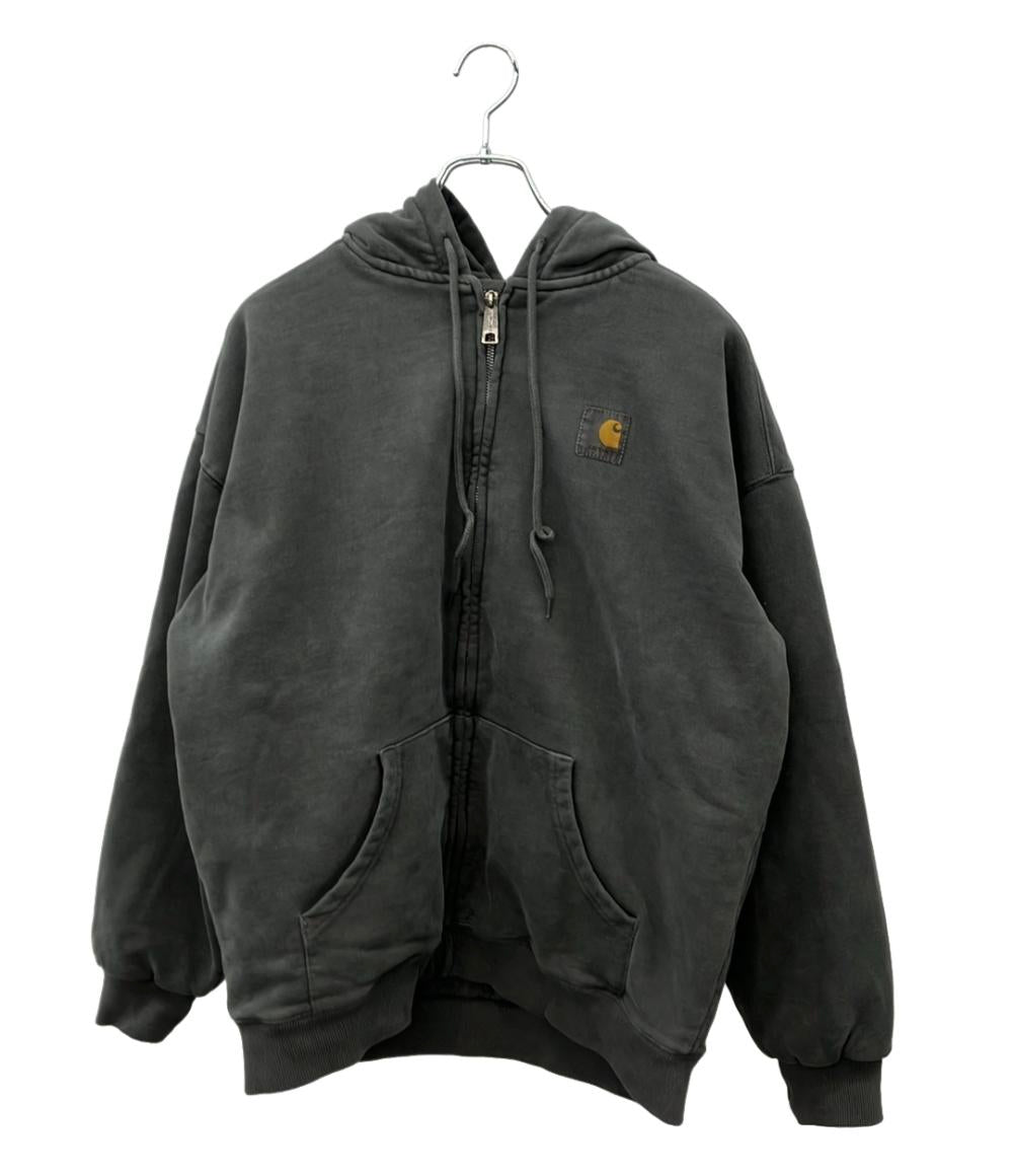 Carhartt 長袖パーカー スウェット ピグメント加工 ヴィンテージ 内側キルティング HOODED VISTA JACKET メンズ SIZE M カーハート
