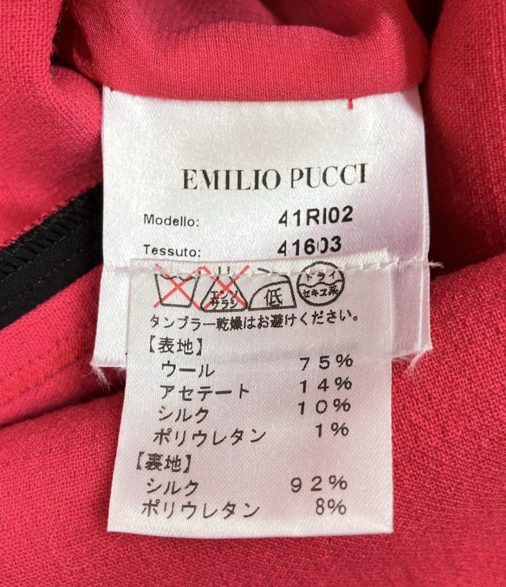 エミリオ・プッチ ウールシルク混ノースリーブミディアムワンピース レディース SIZE 36 (XS) Emilio Pucci