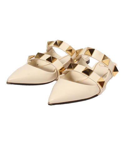ヴァレンティノ・ガラヴァーニ サンダル ミュール ローマン スタッズ レディース SIZE 37 (M) Valentino Garavani