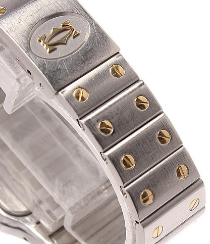 Cartier 腕時計 サントス ガルベ LM クオーツ W20011C4 メンズ カルティエ