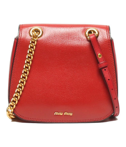 ミュウミュウ チェーンショルダーバッグ 斜め掛け 5BD020 レディース MIUMIU