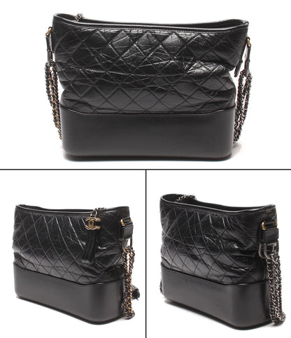 CHANEL チェーンショルダーバッグ 肩掛け マトラッセ 24番台 ホーボーバッグ ラージ ガブリエル ドゥ シャネル A93824 レディース シャネル