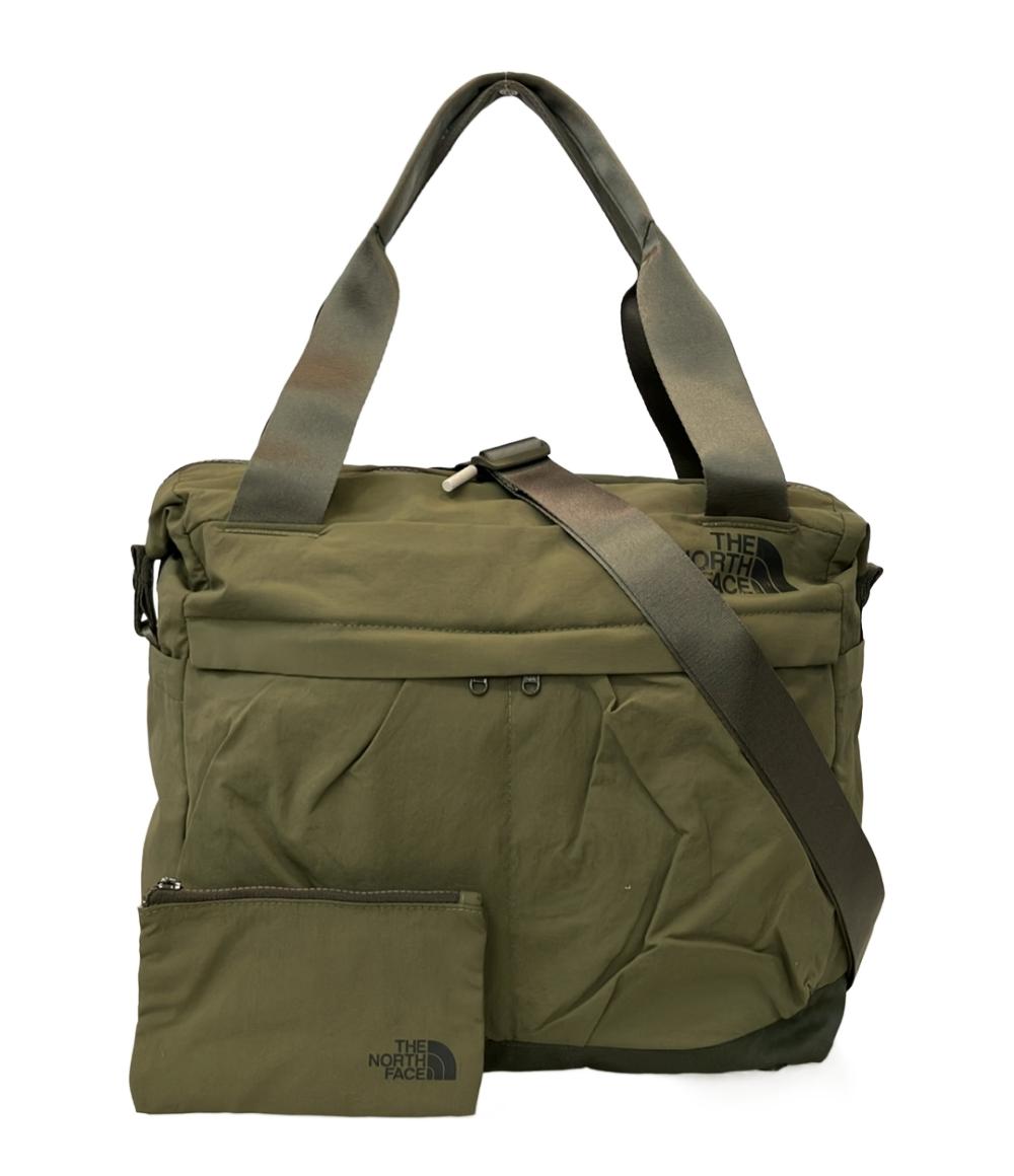 美品 THE NORTH FACE 2way トートバッグ ショルダーバッグ 斜め掛け W Never Stop Tote NMW82088 メンズ ザ・ノース・フェイス