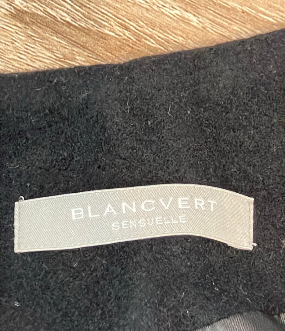 BLANCVERT ノーカラーダブルブレストコート LT3454102 レディース SIZE 38 (M) ブランベール