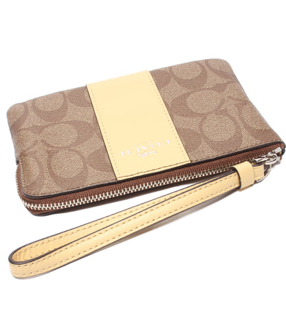 美品 COACH ポーチ シグネチャー F58035 レディース コーチ