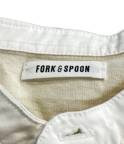 フォークアンドスプーン 半袖Tシャツ ヘンリーネックシャツ メンズ SIZE 5 (L) FORK&SPOON