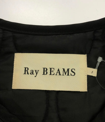 レイビームス ノーカラーキルティングジャケット レディース SIZE 1 (XL) Ray Beams