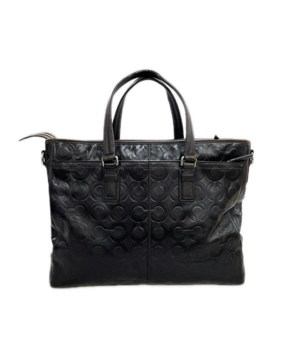 COACH トートバッグ ショルダーバッグ 2WAY 斜め掛け オプアート 70253