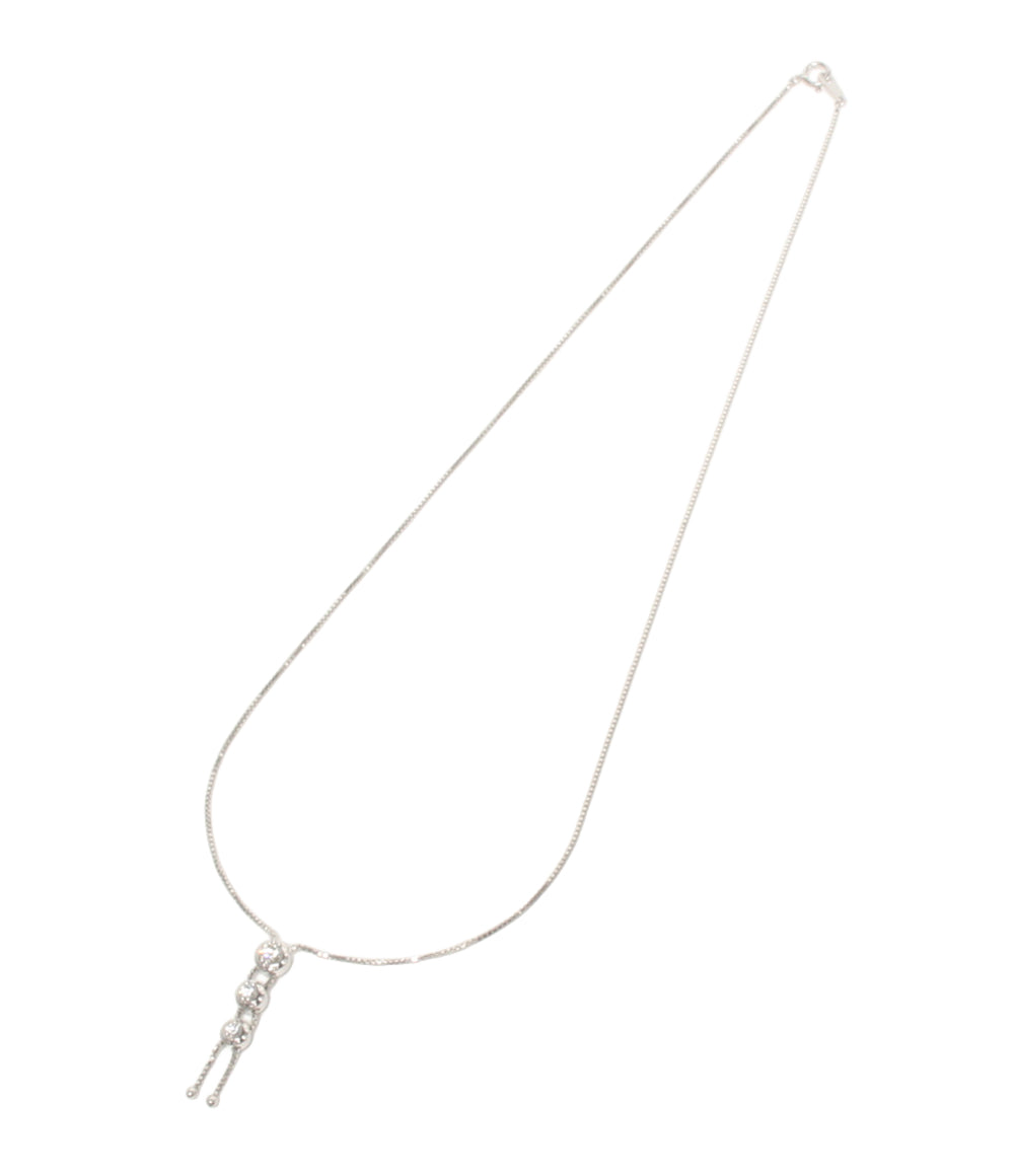 TASAKI ネックレス K18WG ダイヤ0.39ct レディース タサキ