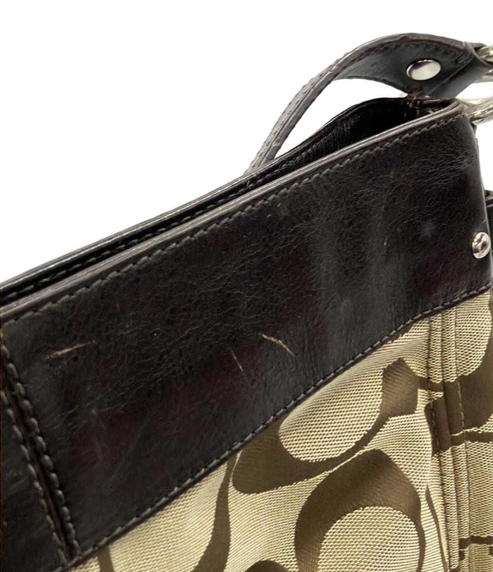 COACH 2WAY ハンドバッグ ショルダーバッグ 斜め掛け ラージシグネチャー F14708 レディース コーチ