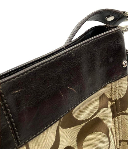 COACH 2WAY ハンドバッグ ショルダーバッグ 斜め掛け ラージシグネチャー F14708 レディース コーチ