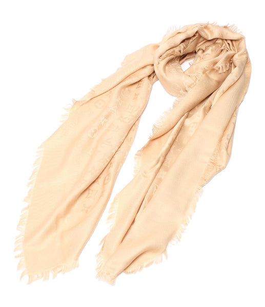 良品✨ ルイヴィトン ショール モノグラム ストール アイボリー ルイ・ヴィトン 大判ストール ショール モノグラム 402336