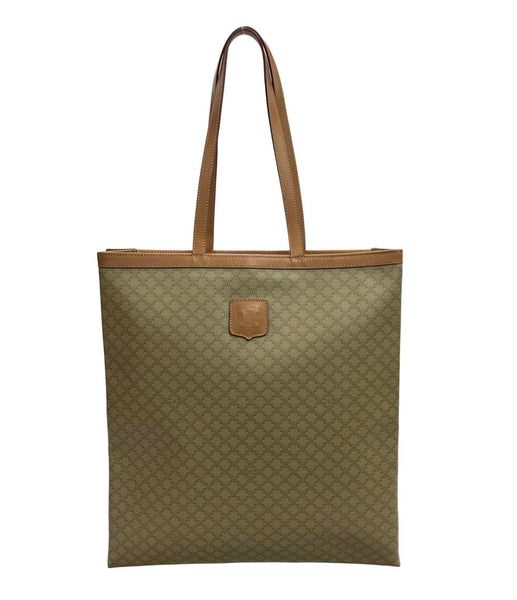 セリーヌ　CELINE　マカダム　トートバッグ セリーヌ トートバッグ マカダム柄 型押しヴィンテージ PP-ST