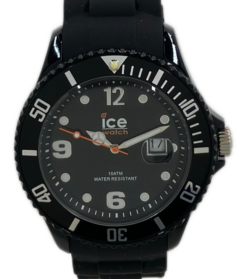 ice watch 腕時計 クオーツ ブラック メンズ アイスウォッチ