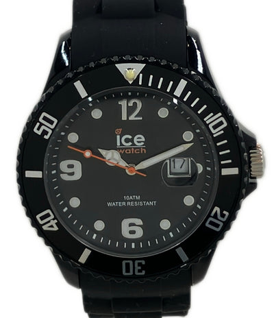 ice watch 腕時計 クオーツ ブラック メンズ アイスウォッチ