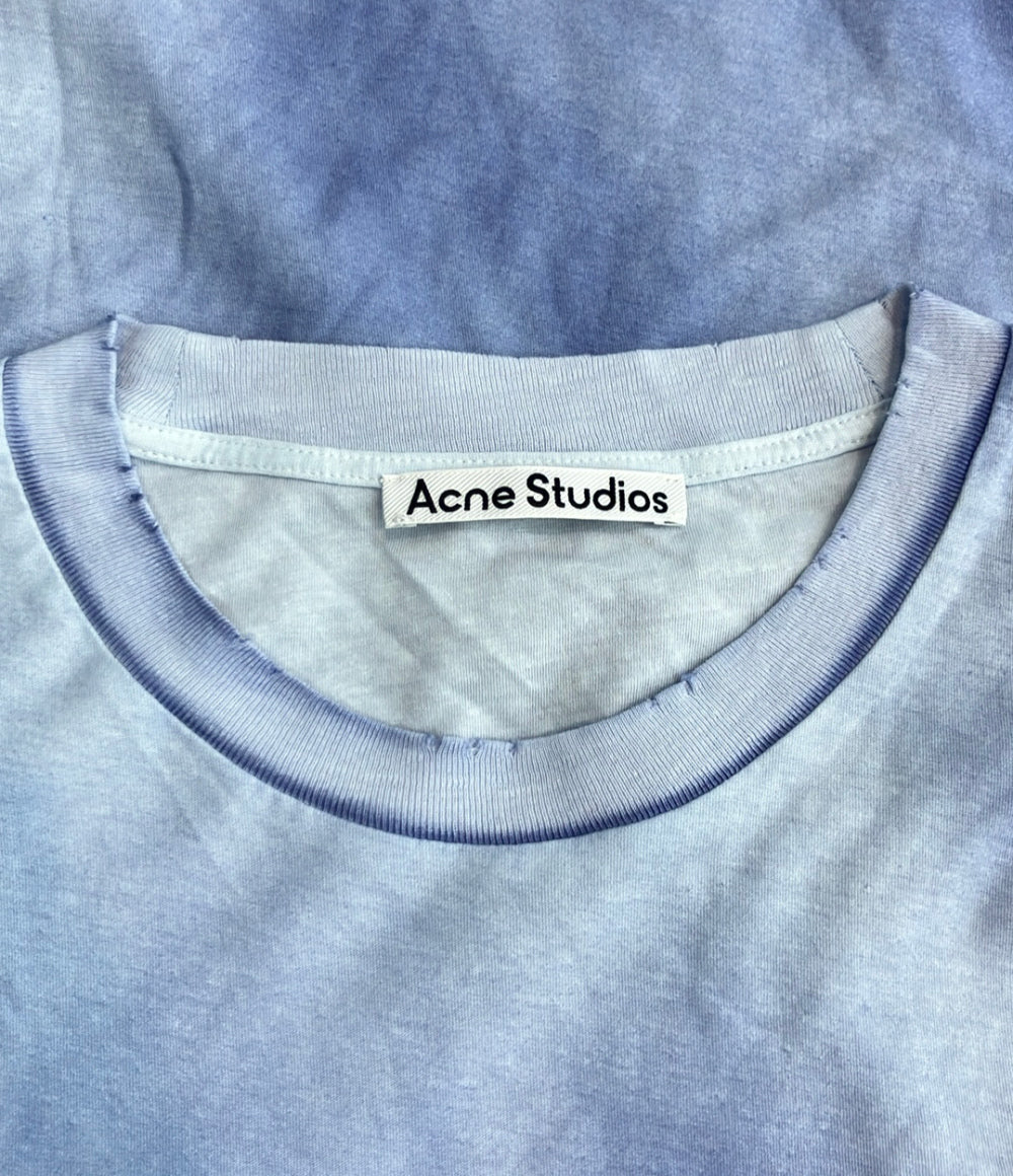 Acne Studios 半袖 スプレー加工ロゴTシャツ ダメージ加工 CL0196 メンズ SIZE M アクネ ストゥディオズ