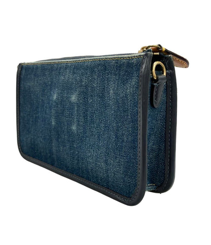 COACH ショルダーバッグ ショルダーウォレット 斜め掛け デニム CA182 レディース コーチ