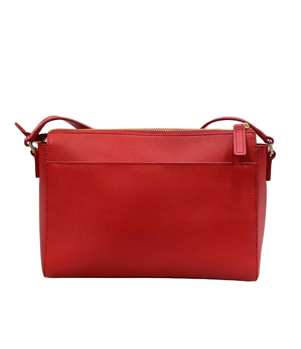 美品　アニエスベー　アンジェル　レッド　赤　大サイズ　ショルダーバッグ agnes b. - 美品 アニエスベー アンジェル レッド 赤 大サイズ