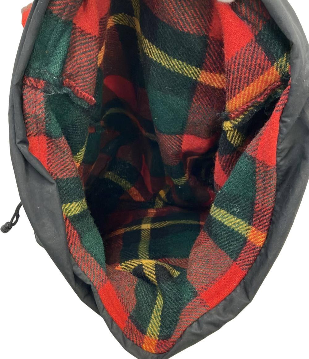 ジョンソンウーレンミルズ リュック ウールデイパック クレイジーチェック柄 メンズ Johnson Woolen Mills