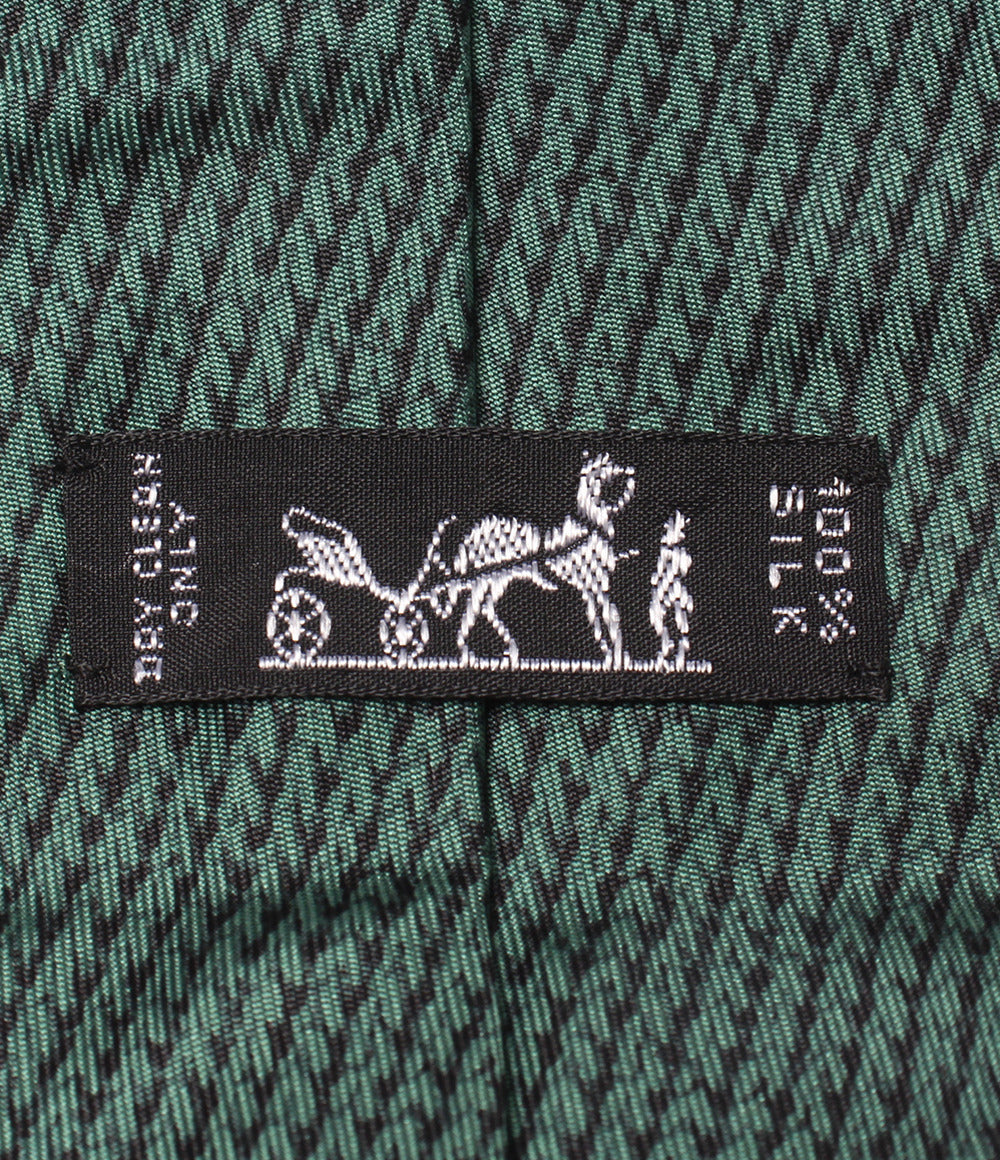美品 HERMES ネクタイ シルク100% メンズ エルメス